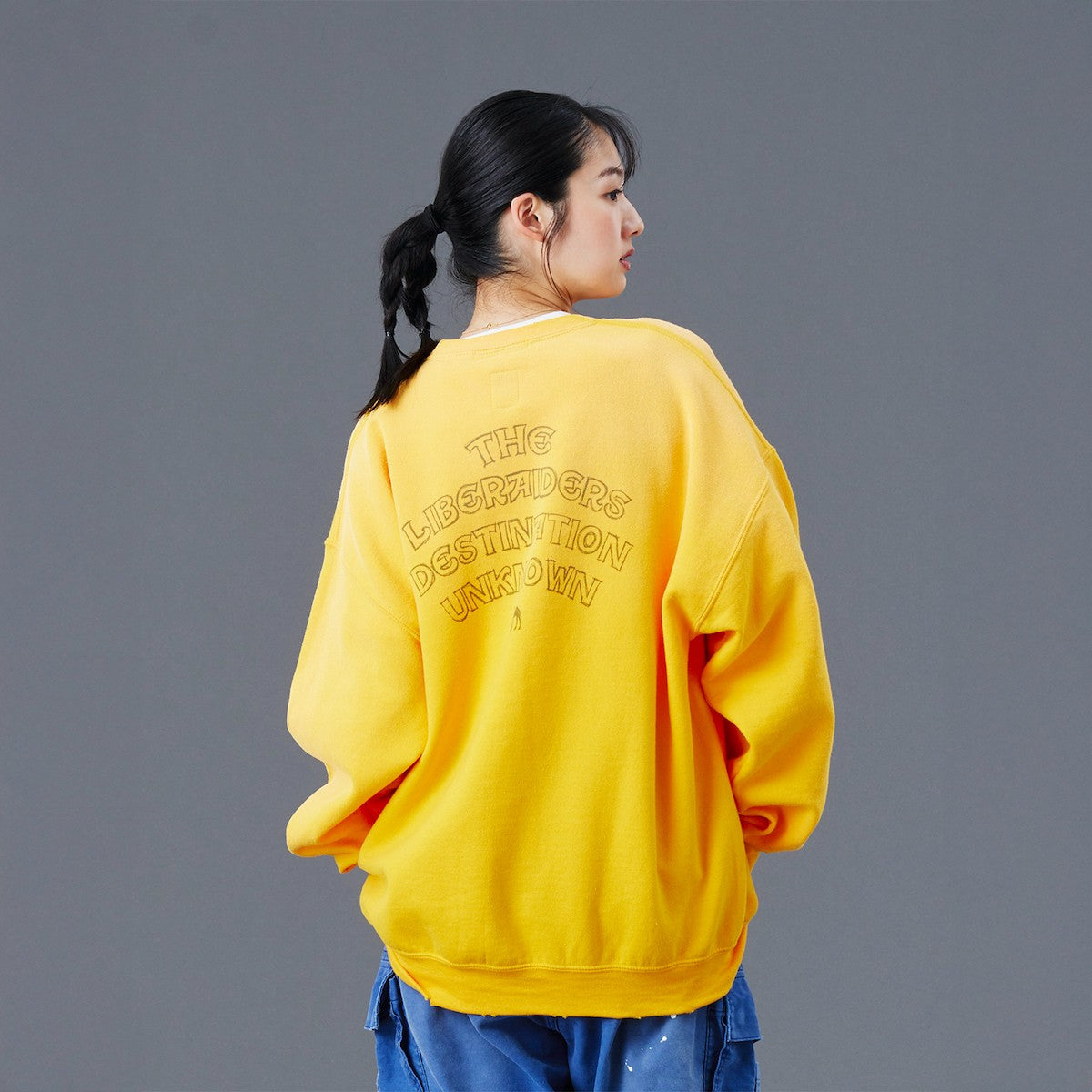 Liberaiders SAHARA CREWNECK リベレイダース サハラ クルーネック 77314【メンズ スウェット クルーネック トレーナー ヴィンテージ ロゴプリント カジュアル 25FW】