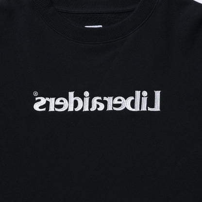 Liberaiders EMBROIDERY CREWNECK リベレイダース エンブロイダリー クルーネック 77317【メンズ スウェット クルーネック プルオーバー 裏起毛 トレーナー 刺繍ロゴ 25FW】