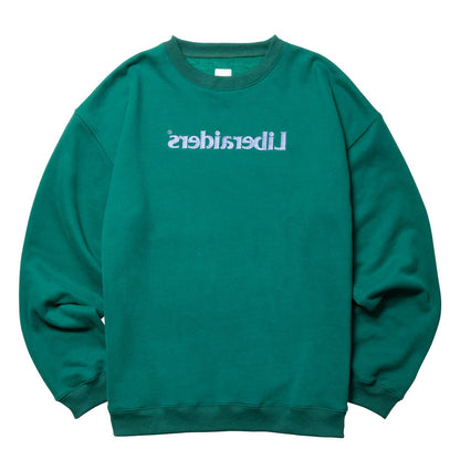 Liberaiders EMBROIDERY CREWNECK リベレイダース エンブロイダリー クルーネック 77317【メンズ スウェット クルーネック プルオーバー 裏起毛 トレーナー 刺繍ロゴ 25FW】
