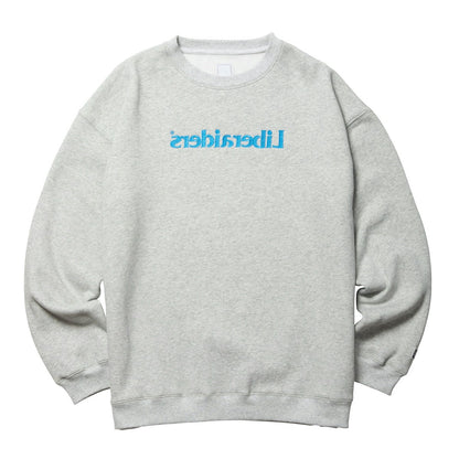 Liberaiders EMBROIDERY CREWNECK リベレイダース エンブロイダリー クルーネック 77317【メンズ スウェット クルーネック プルオーバー 裏起毛 トレーナー 刺繍ロゴ 25FW】