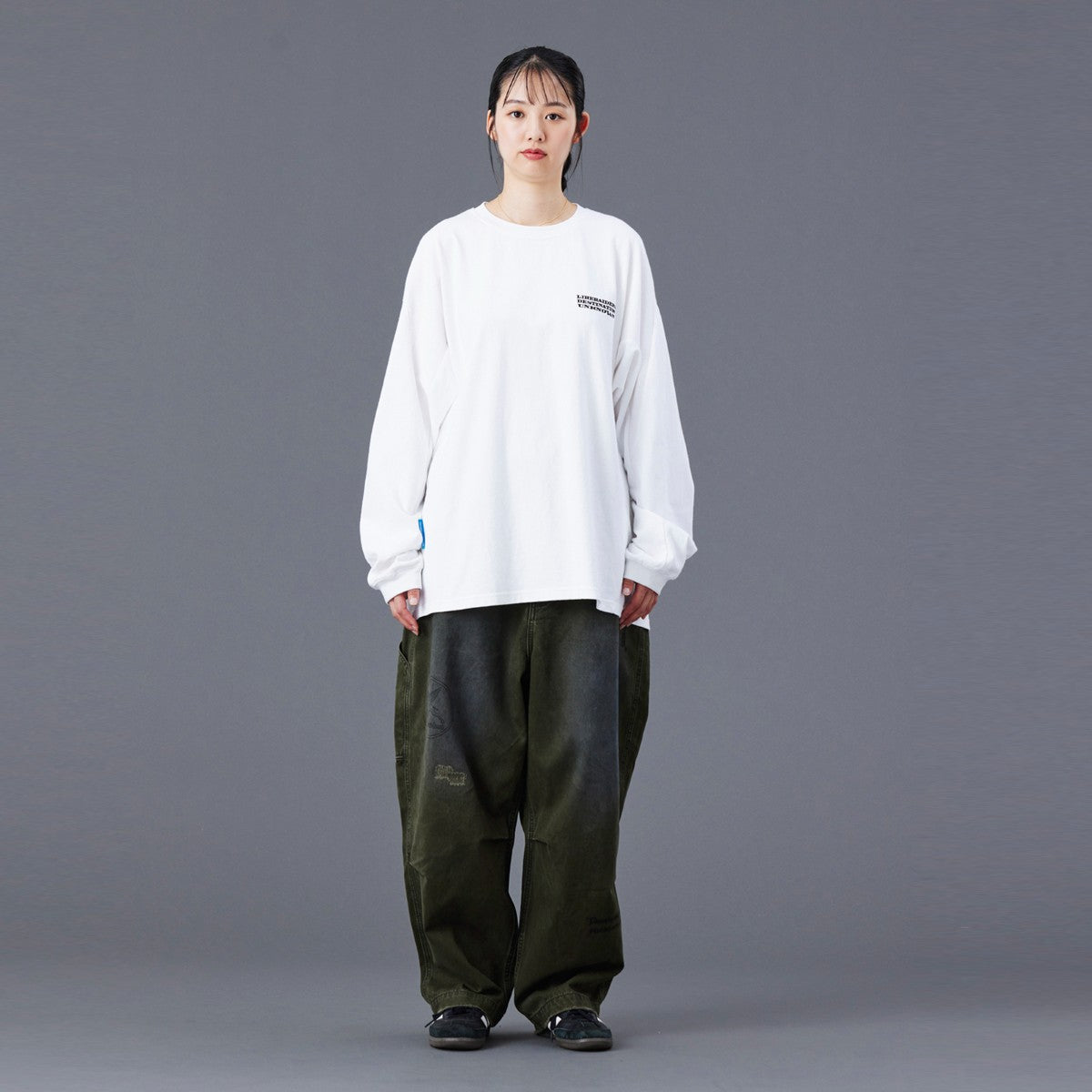 Liberaiders 3D CUT L/S TEE リベレイダース 3Dカット ロングスリーブ Tシャツ 77503【メンズ ロングスリーブ Tシャツ 長袖 ヘビーウェイト ワンウォッシュ シンプル 25FW】