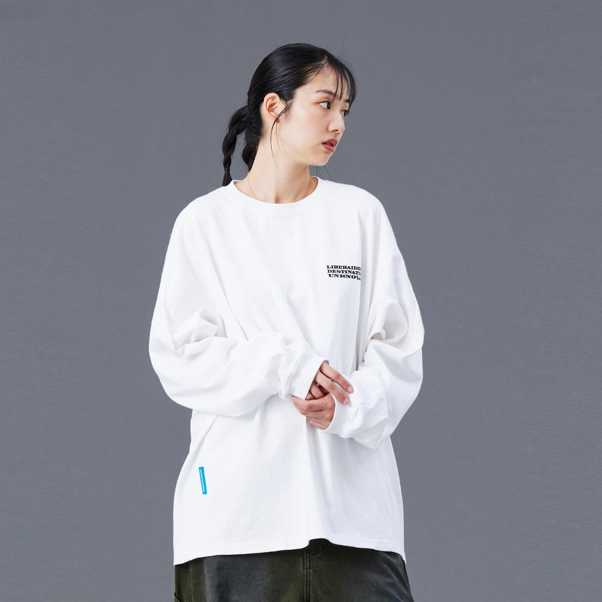 Liberaiders 3D CUT L/S TEE リベレイダース 3Dカット ロングスリーブ Tシャツ 77503【メンズ ロングスリーブ Tシャツ 長袖 ヘビーウェイト ワンウォッシュ シンプル 25FW】