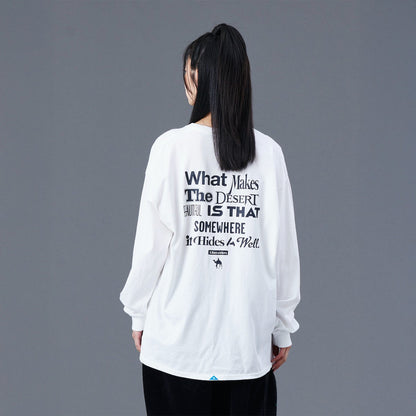 Liberaiders MULTI FONT L/S TEE リベレイダース マルチ フォント ロングスリーブ ティー 77505【メンズ 長袖Tシャツ 起毛 天竺 ヴィンテージ風 バックプリント 25FW】