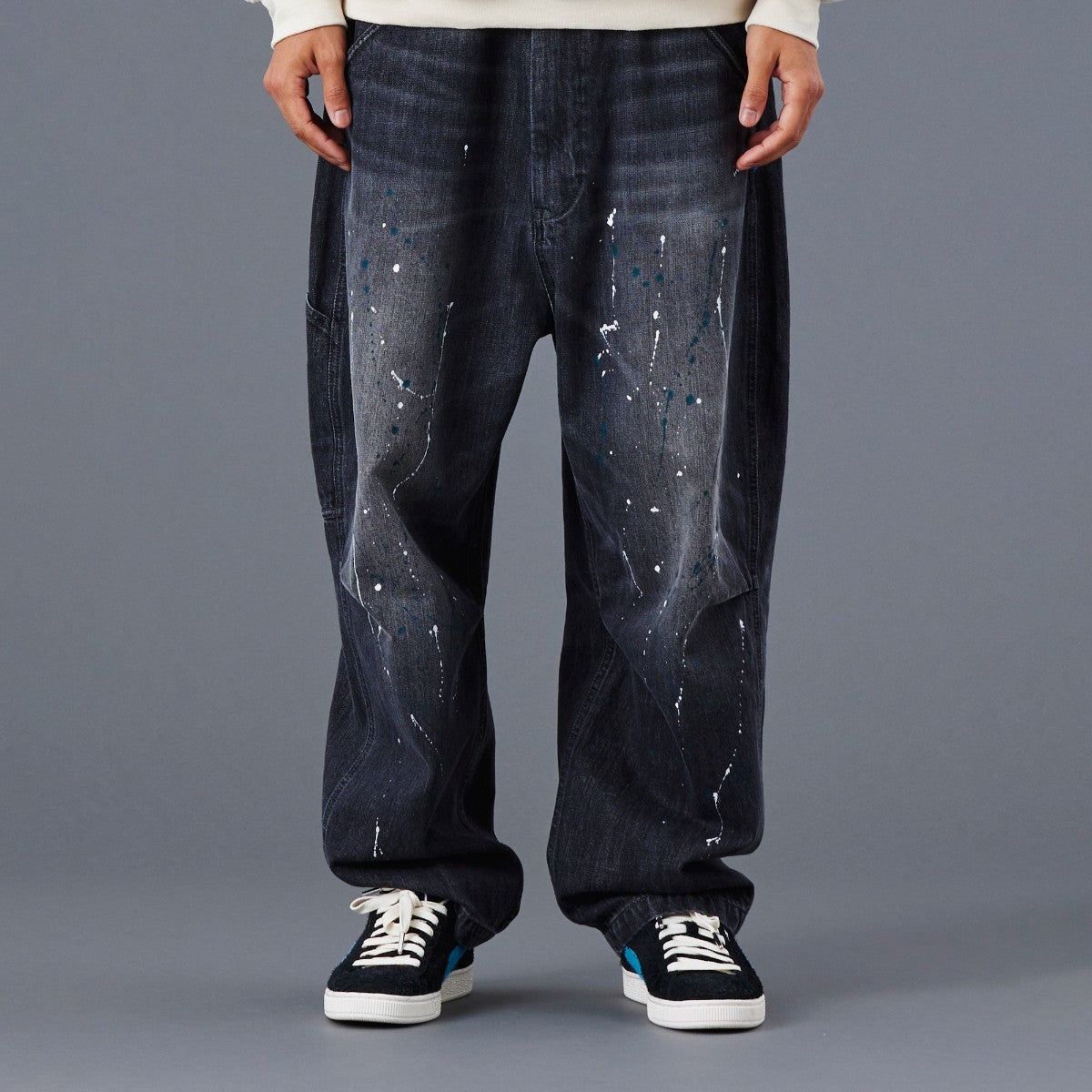 DENIM SARROUEL PANTS