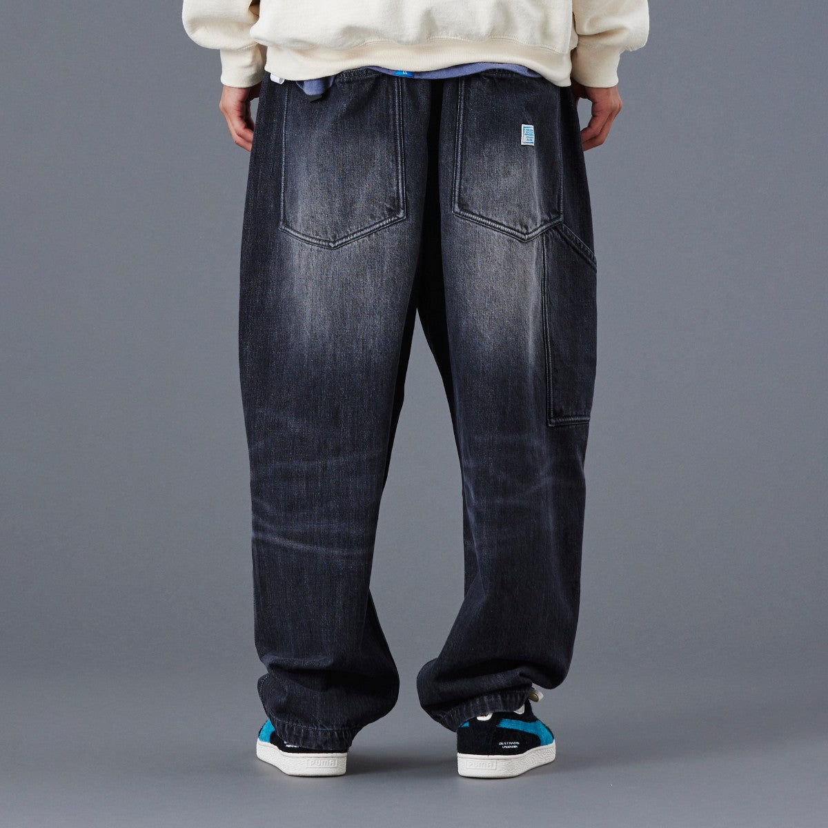 DENIM SARROUEL PANTS