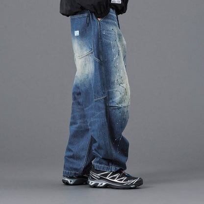 DENIM SARROUEL PANTS