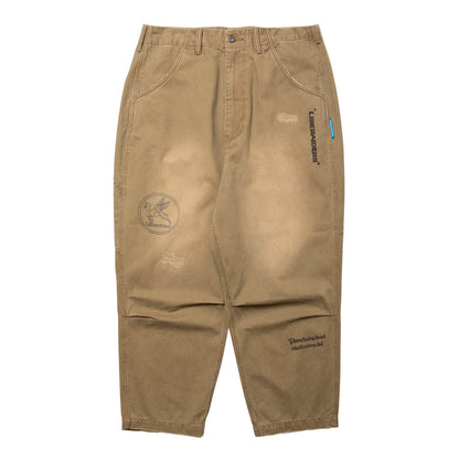 Liberaiders HANDWRITING PRINT CHINO SARROUEL PANTS リベレイダース ハンドライティング プリント チノ サルエルパンツ 77702【メンズ サルエル チノ パンツ ペインター ヴィンテージ 加工 25FW】