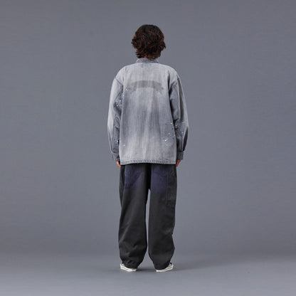 Liberaiders HANDWRITING PRINT CHINO SARROUEL PANTS リベレイダース ハンドライティング プリント チノ サルエルパンツ 77702【メンズ サルエル チノ パンツ ペインター ヴィンテージ 加工 25FW】