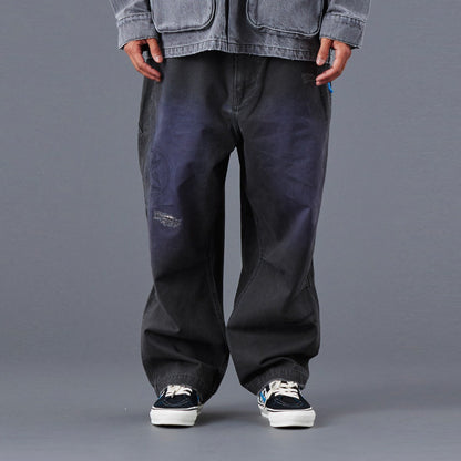 Liberaiders HANDWRITING PRINT CHINO SARROUEL PANTS リベレイダース ハンドライティング プリント チノ サルエルパンツ 77702【メンズ サルエル チノ パンツ ペインター ヴィンテージ 加工 25FW】