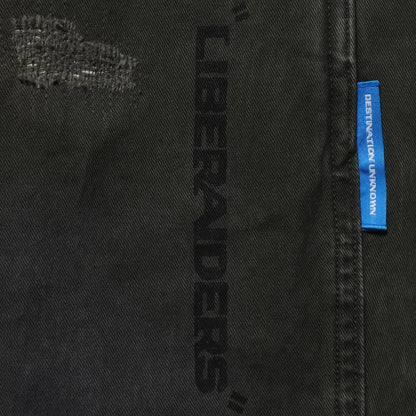 Liberaiders HANDWRITING PRINT CHINO SARROUEL PANTS リベレイダース ハンドライティング プリント チノ サルエルパンツ 77702【メンズ サルエル チノ パンツ ペインター ヴィンテージ 加工 25FW】