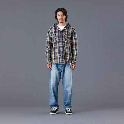 Liberaiders LR LOOSE FIT DENIM PANTS HW リベレイダース LR ルーズフィット デニム パンツ HW 77704【メンズ セルビッジデニム ルーズフィット 日本製 ヴィンテージ ウォッシュ加工 25FW】