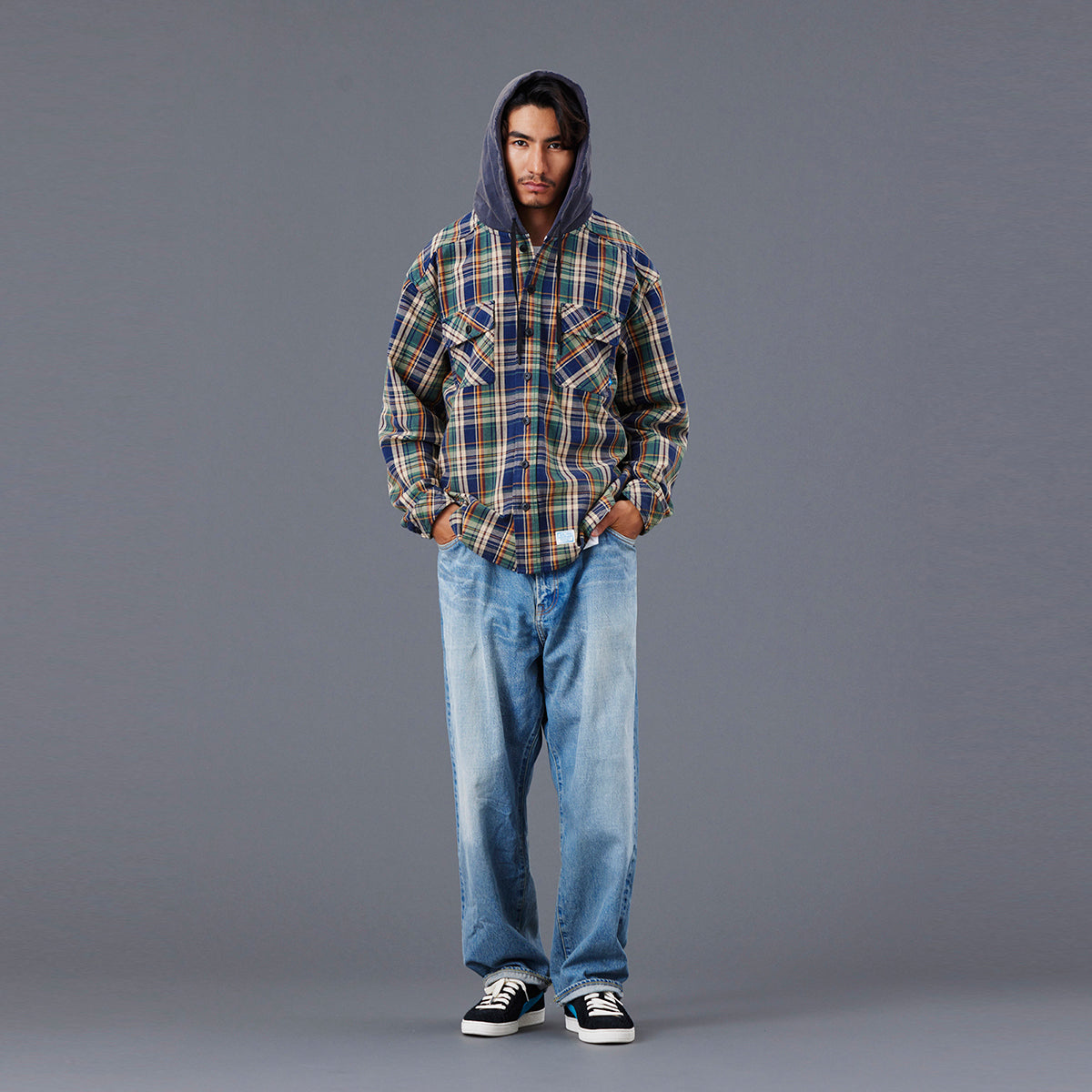 Liberaiders LR LOOSE FIT DENIM PANTS HW リベレイダース LR ルーズフィット デニム パンツ HW 77704【メンズ セルビッジデニム ルーズフィット 日本製 ヴィンテージ ウォッシュ加工 25FW】