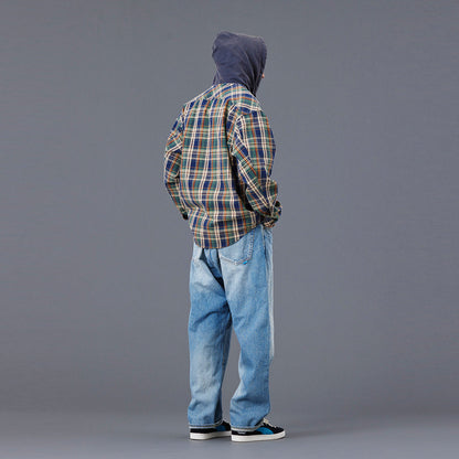 Liberaiders LR LOOSE FIT DENIM PANTS HW リベレイダース LR ルーズフィット デニム パンツ HW 77704【メンズ セルビッジデニム ルーズフィット 日本製 ヴィンテージ ウォッシュ加工 25FW】
