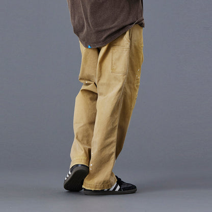 Liberaiders REPAIRED CANVAS WORK PANTS リベレイダース リペアード キャンバス ワーク パンツ 77705【メンズ キャンバス ワークパンツ リペア ダメージ加工 ペンキ ヴィンテージ 25FW】