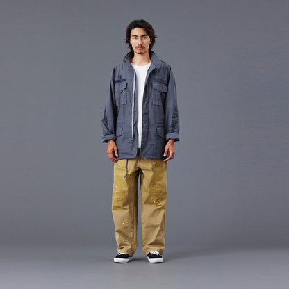 Liberaiders REPAIRED CANVAS WORK PANTS リベレイダース リペアード キャンバス ワーク パンツ 77705【メンズ キャンバス ワークパンツ リペア ダメージ加工 ペンキ ヴィンテージ 25FW】