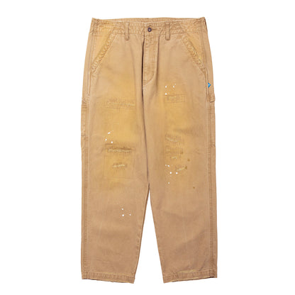 Liberaiders REPAIRED CANVAS WORK PANTS リベレイダース リペアード キャンバス ワーク パンツ 77705【メンズ キャンバス ワークパンツ リペア ダメージ加工 ペンキ ヴィンテージ 25FW】