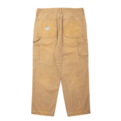 Liberaiders REPAIRED CANVAS WORK PANTS リベレイダース リペアード キャンバス ワーク パンツ 77705【メンズ キャンバス ワークパンツ リペア ダメージ加工 ペンキ ヴィンテージ 25FW】