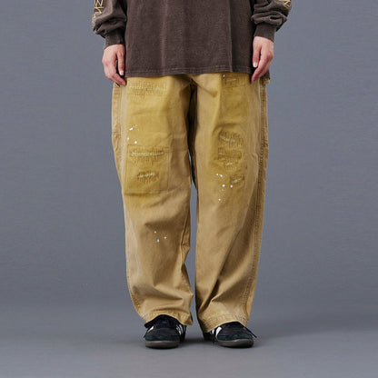 Liberaiders REPAIRED CANVAS WORK PANTS リベレイダース リペアード キャンバス ワーク パンツ 77705【メンズ キャンバス ワークパンツ リペア ダメージ加工 ペンキ ヴィンテージ 25FW】