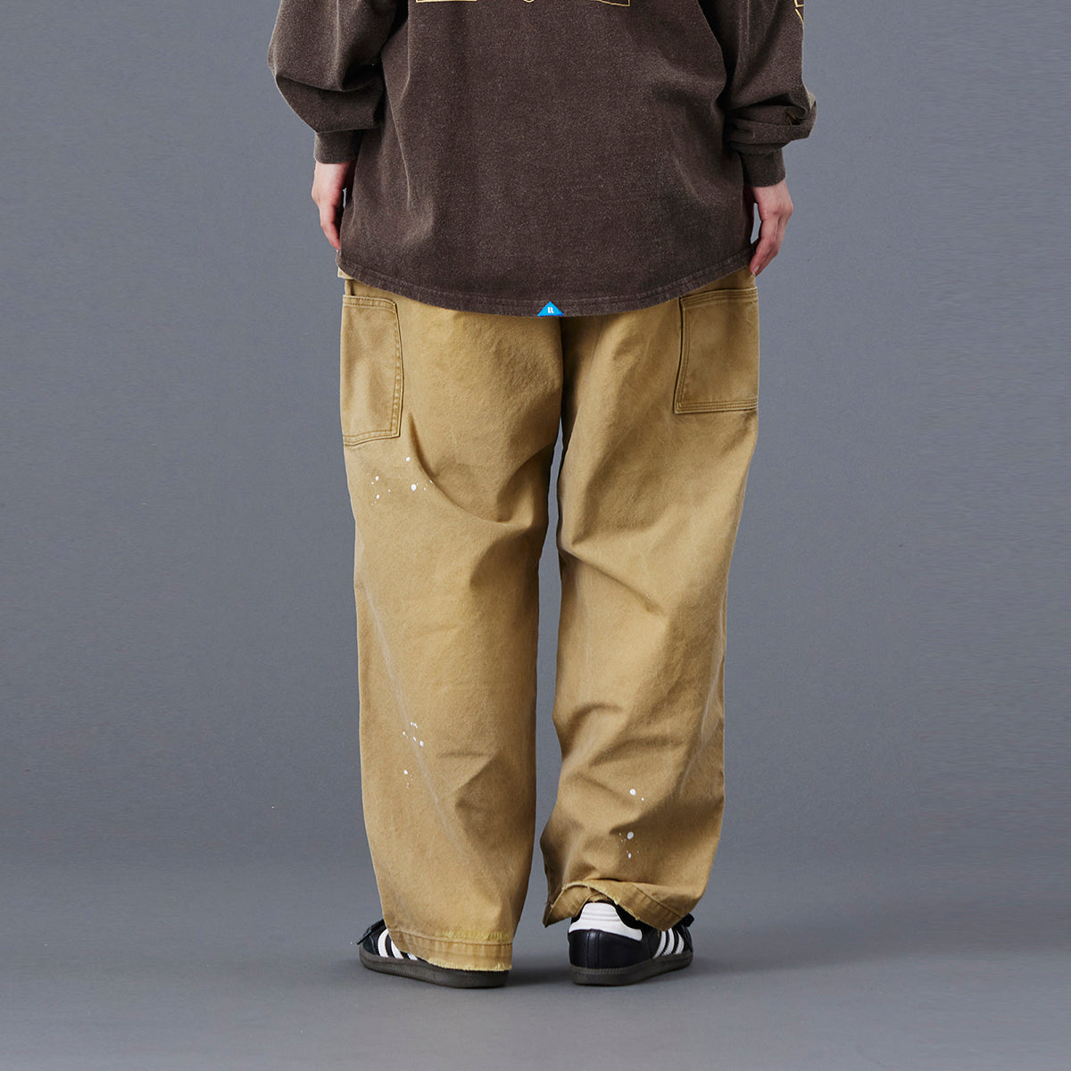 Liberaiders REPAIRED CANVAS WORK PANTS リベレイダース リペアード キャンバス ワーク パンツ 77705【メンズ キャンバス ワークパンツ リペア ダメージ加工 ペンキ ヴィンテージ 25FW】