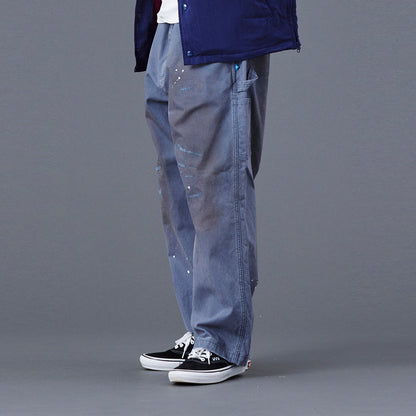 Liberaiders REPAIRED CANVAS WORK PANTS リベレイダース リペアード キャンバス ワーク パンツ 77705【メンズ キャンバス ワークパンツ リペア ダメージ加工 ペンキ ヴィンテージ 25FW】