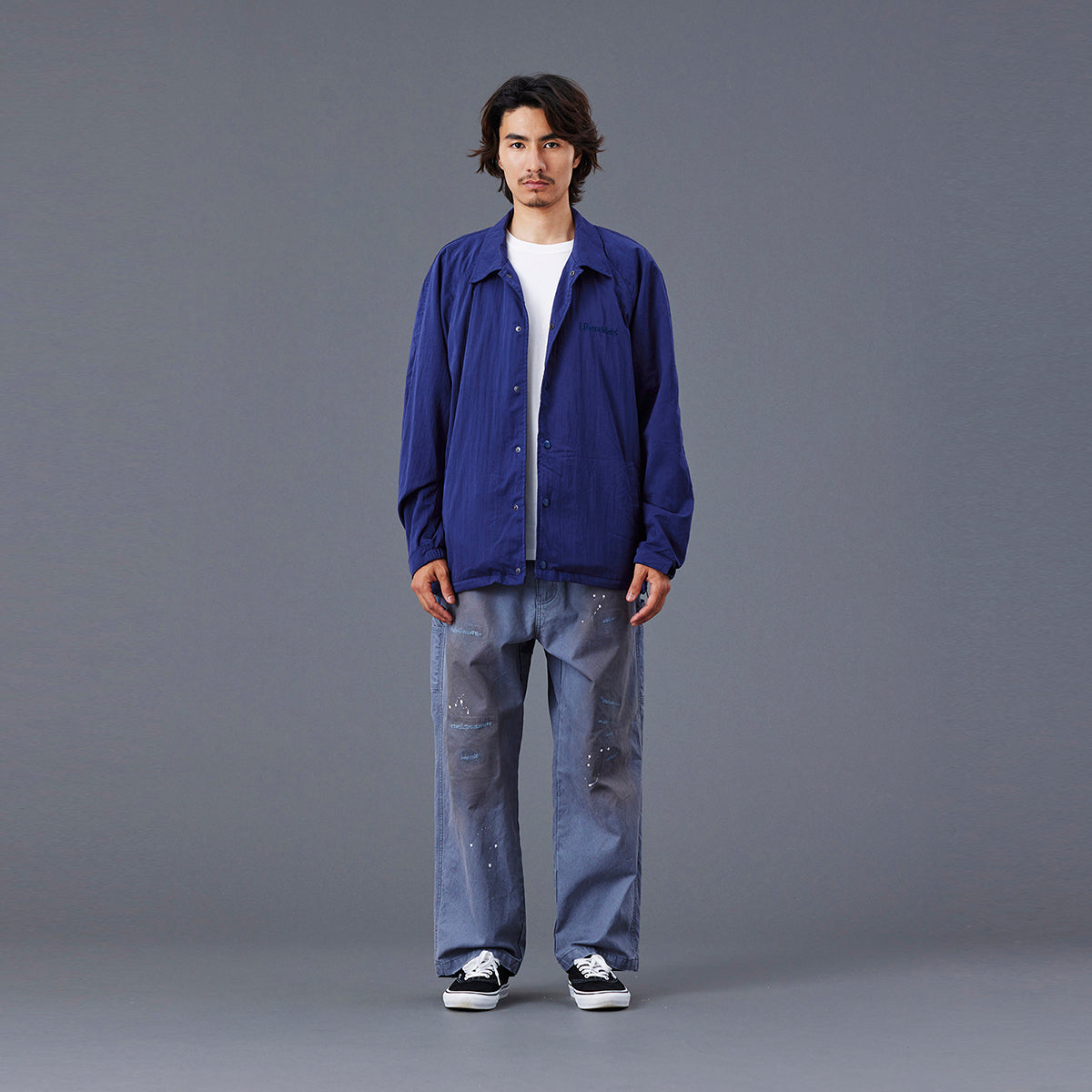 Liberaiders REPAIRED CANVAS WORK PANTS リベレイダース リペアード キャンバス ワーク パンツ 77705【メンズ キャンバス ワークパンツ リペア ダメージ加工 ペンキ ヴィンテージ 25FW】