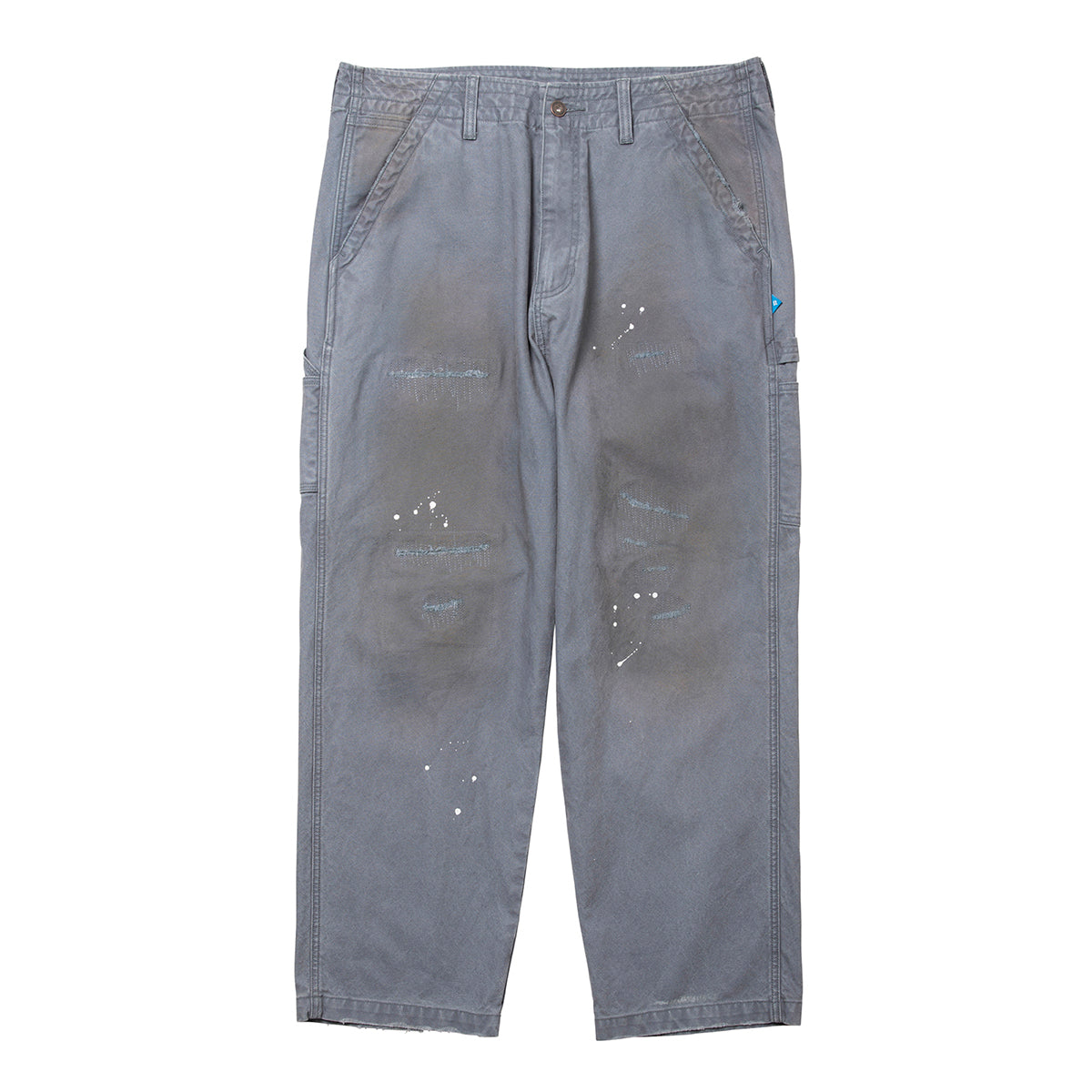 Liberaiders REPAIRED CANVAS WORK PANTS リベレイダース リペアード キャンバス ワーク パンツ 77705【メンズ キャンバス ワークパンツ リペア ダメージ加工 ペンキ ヴィンテージ 25FW】