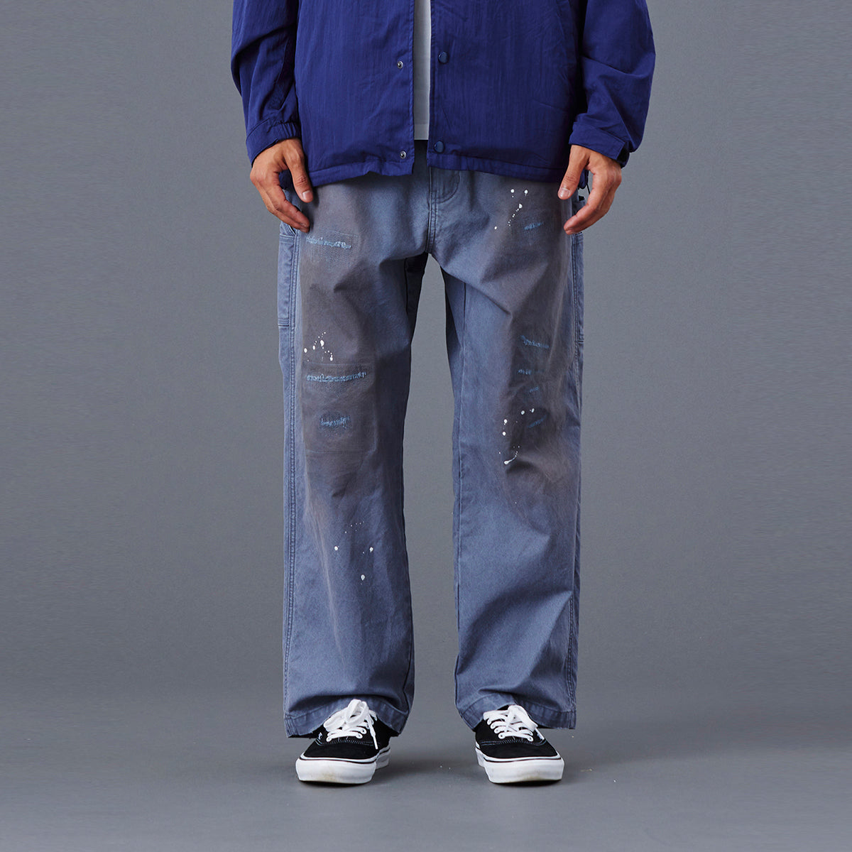 Liberaiders REPAIRED CANVAS WORK PANTS リベレイダース リペアード キャンバス ワーク パンツ 77705【メンズ キャンバス ワークパンツ リペア ダメージ加工 ペンキ ヴィンテージ 25FW】