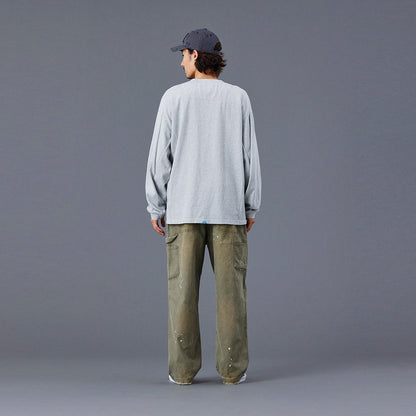 Liberaiders REPAIRED CANVAS WORK PANTS リベレイダース リペアード キャンバス ワーク パンツ 77705【メンズ キャンバス ワークパンツ リペア ダメージ加工 ペンキ ヴィンテージ 25FW】