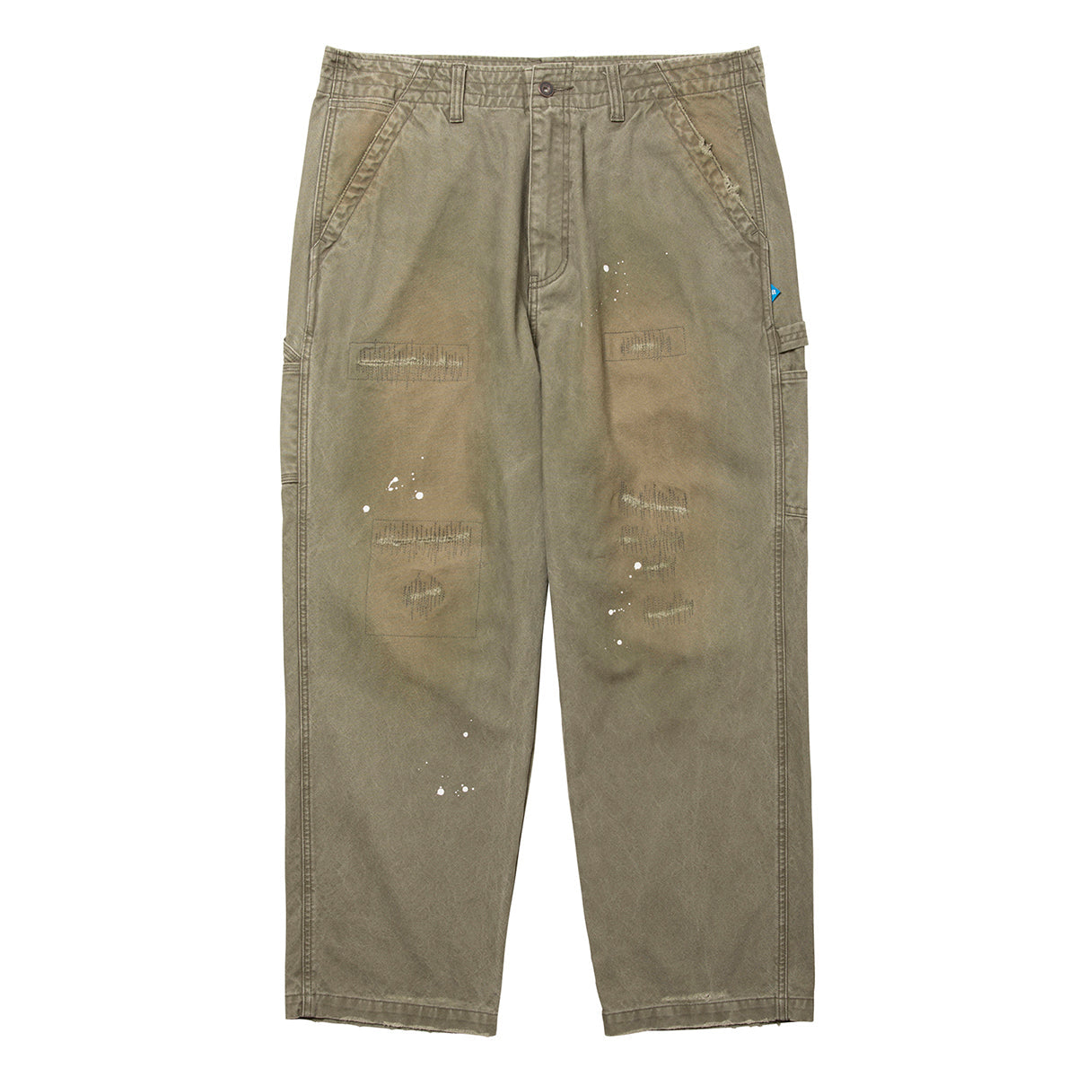 Liberaiders REPAIRED CANVAS WORK PANTS リベレイダース リペアード キャンバス ワーク パンツ 77705【メンズ キャンバス ワークパンツ リペア ダメージ加工 ペンキ ヴィンテージ 25FW】
