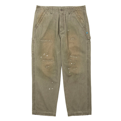 Liberaiders REPAIRED CANVAS WORK PANTS リベレイダース リペアード キャンバス ワーク パンツ 77705【メンズ キャンバス ワークパンツ リペア ダメージ加工 ペンキ ヴィンテージ 25FW】
