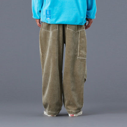 Liberaiders GARMENT DYED CORDUROY SARROUEL PANTS リベレイダース ガーメントダイ コーデュロイ サルエル パンツ 77707【メンズ コーデュロイパンツ サルエル ペインター 製品染め 25FW】
