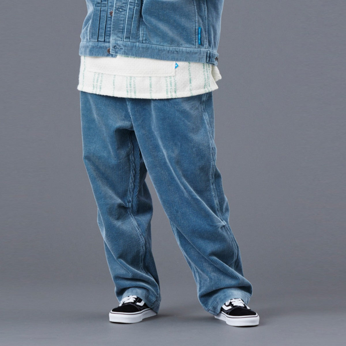 Liberaiders GARMENT DYED CORDUROY SARROUEL PANTS リベレイダース ガーメントダイ コーデュロイ サルエル パンツ 77707【メンズ コーデュロイパンツ サルエル ペインター 製品染め 25FW】