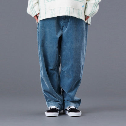 Liberaiders GARMENT DYED CORDUROY SARROUEL PANTS リベレイダース ガーメントダイ コーデュロイ サルエル パンツ 77707【メンズ コーデュロイパンツ サルエル ペインター 製品染め 25FW】