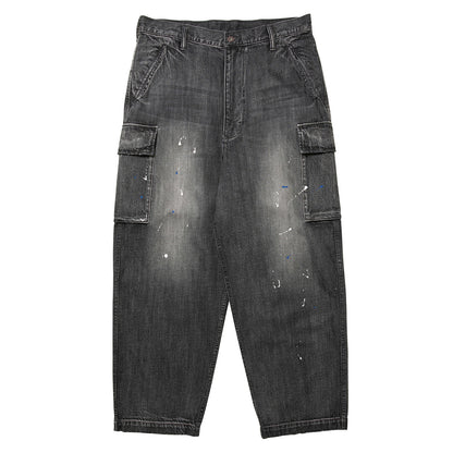 Liberaiders DENIM CARGO PANTS リベレイダース デニム カーゴ パンツ 77709【メンズ デニム カーゴパンツ ミリタリー ワイド ヴィンテージ 25FW】