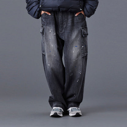 Liberaiders DENIM CARGO PANTS リベレイダース デニム カーゴ パンツ 77709【メンズ デニム カーゴパンツ ミリタリー ワイド ヴィンテージ 25FW】