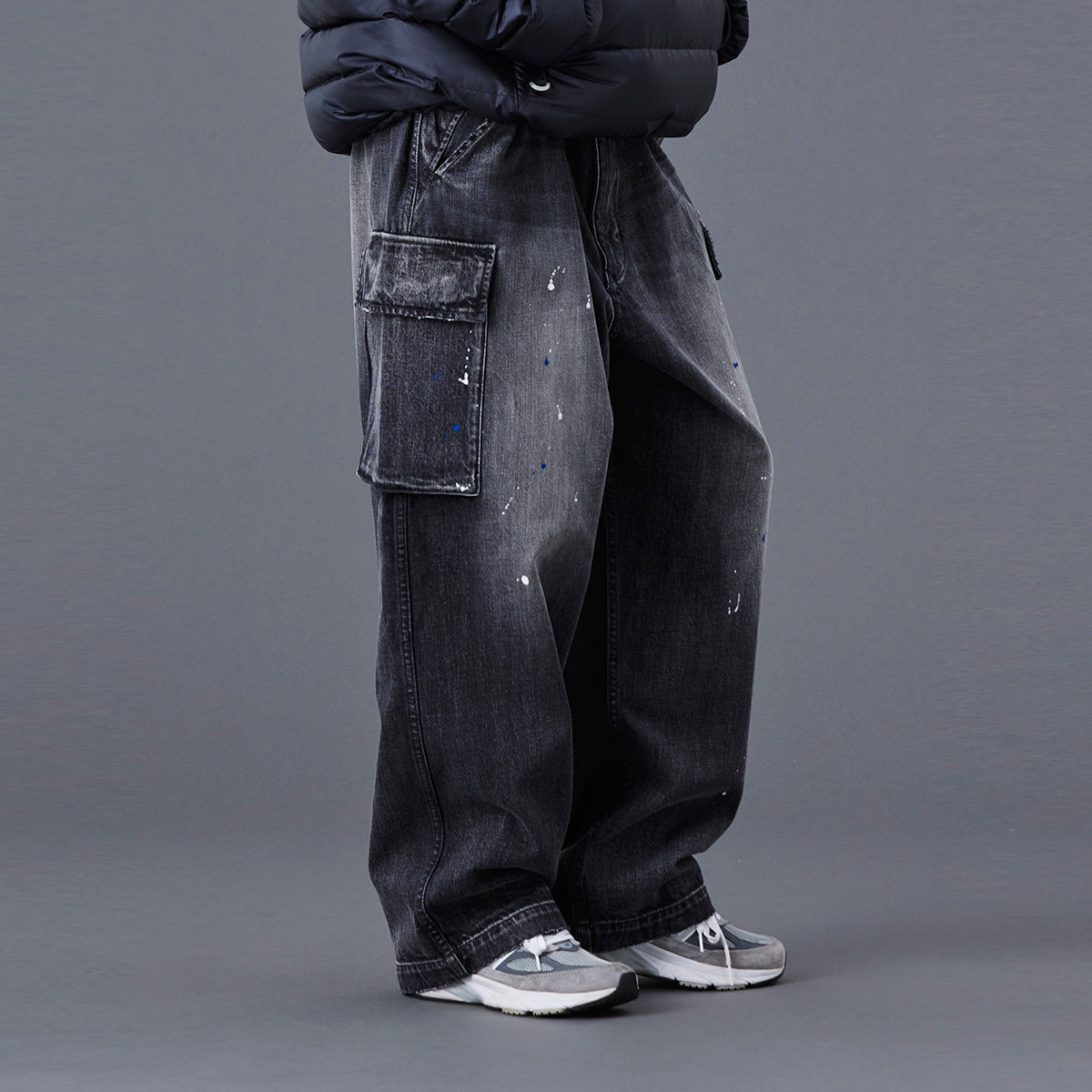 Liberaiders DENIM CARGO PANTS リベレイダース デニム カーゴ パンツ 77709【メンズ デニム カーゴパンツ ミリタリー ワイド ヴィンテージ 25FW】