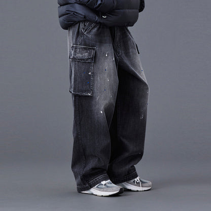 Liberaiders DENIM CARGO PANTS リベレイダース デニム カーゴ パンツ 77709【メンズ デニム カーゴパンツ ミリタリー ワイド ヴィンテージ 25FW】