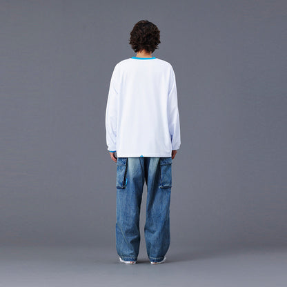 Liberaiders DENIM CARGO PANTS リベレイダース デニム カーゴ パンツ 77709【メンズ デニム カーゴパンツ ミリタリー ワイド ヴィンテージ 25FW】