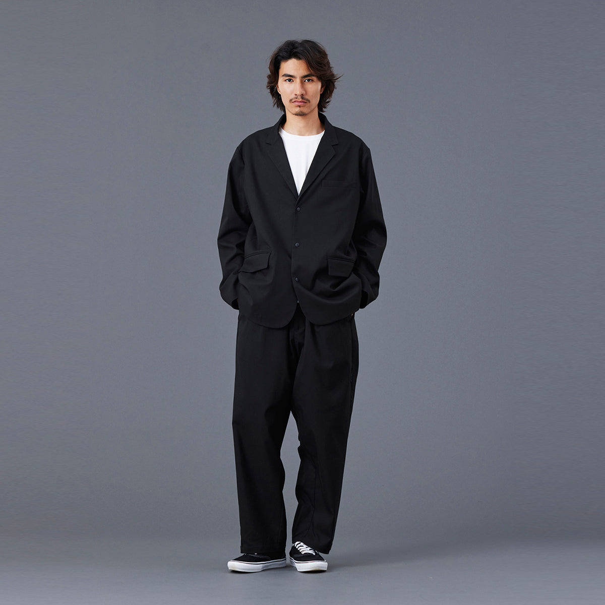 Liberaiders T/R TAPERED SLACKS リベレイダース T/R テーパード スラックス 77713【メンズ スラックス テーパードパンツ ワンタック カジュアル 25FW】