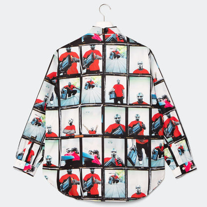 APPLEBUM “ERIC COLEMAN” L/S SHIRT-MV2 アップルバム “エリック・コールマン” ロングスリーブ シャツ-MV2 EC2510201【メンズ 開襟シャツ 長袖 総柄 フォトグラファー コラボ 25FW】