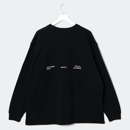 APPLEBUM “ERIC COLEMAN” L/S T SHIRT-MV2 アップルバム “エリック・コールマン” ロングスリーブ Tシャツ-MV2 EC2511104【メンズ 長袖Tシャツ カットソー グラフィックプリント ヘビーウェイト コラボレーション 25FW】