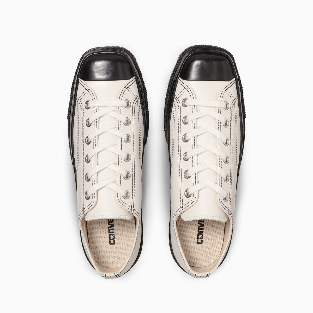 CONVERSE ALL STAR SQUARETOE LE OX コンバース オールスター スクエアトウ LE OX 31316370【メンズ スニーカー ローカット レザーシューズ 厚底 クッション性 25FW】