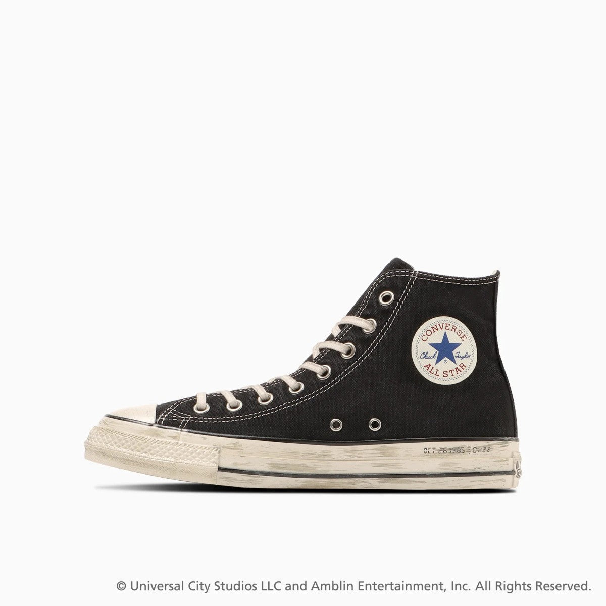CONVERSE ALL STAR AGED MT HI / BACK TO THE FUTURE コンバース オールスター エイジド MT HI / バック・トゥ・ザ・フューチャー 31316490【メンズ コラボレーション 限定モデル 映画デザイン クラシック スニーカー 加工仕様 25FW】