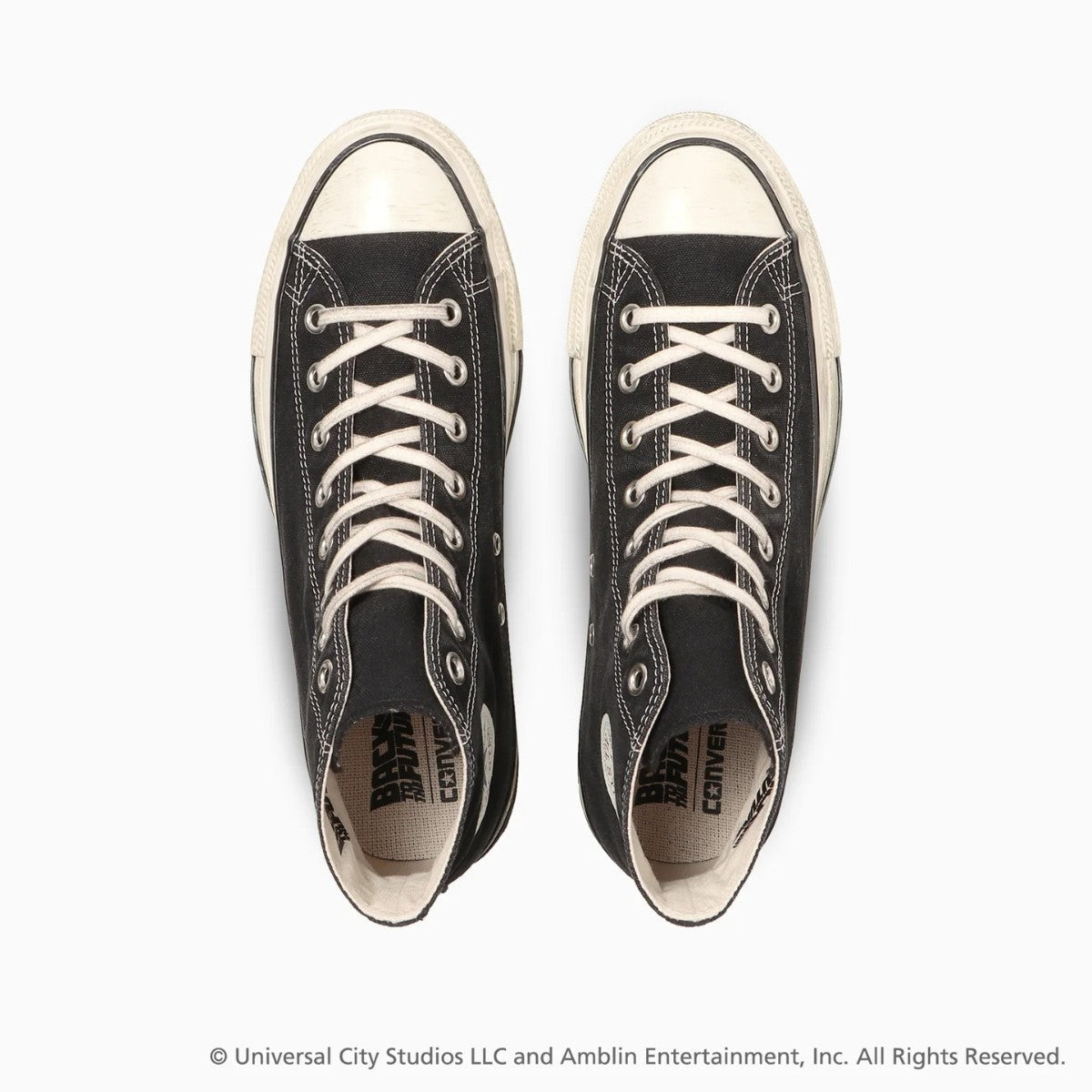 CONVERSE ALL STAR AGED MT HI / BACK TO THE FUTURE コンバース オールスター エイジド MT HI / バック・トゥ・ザ・フューチャー 31316490【メンズ コラボレーション 限定モデル 映画デザイン クラシック スニーカー 加工仕様 25FW】