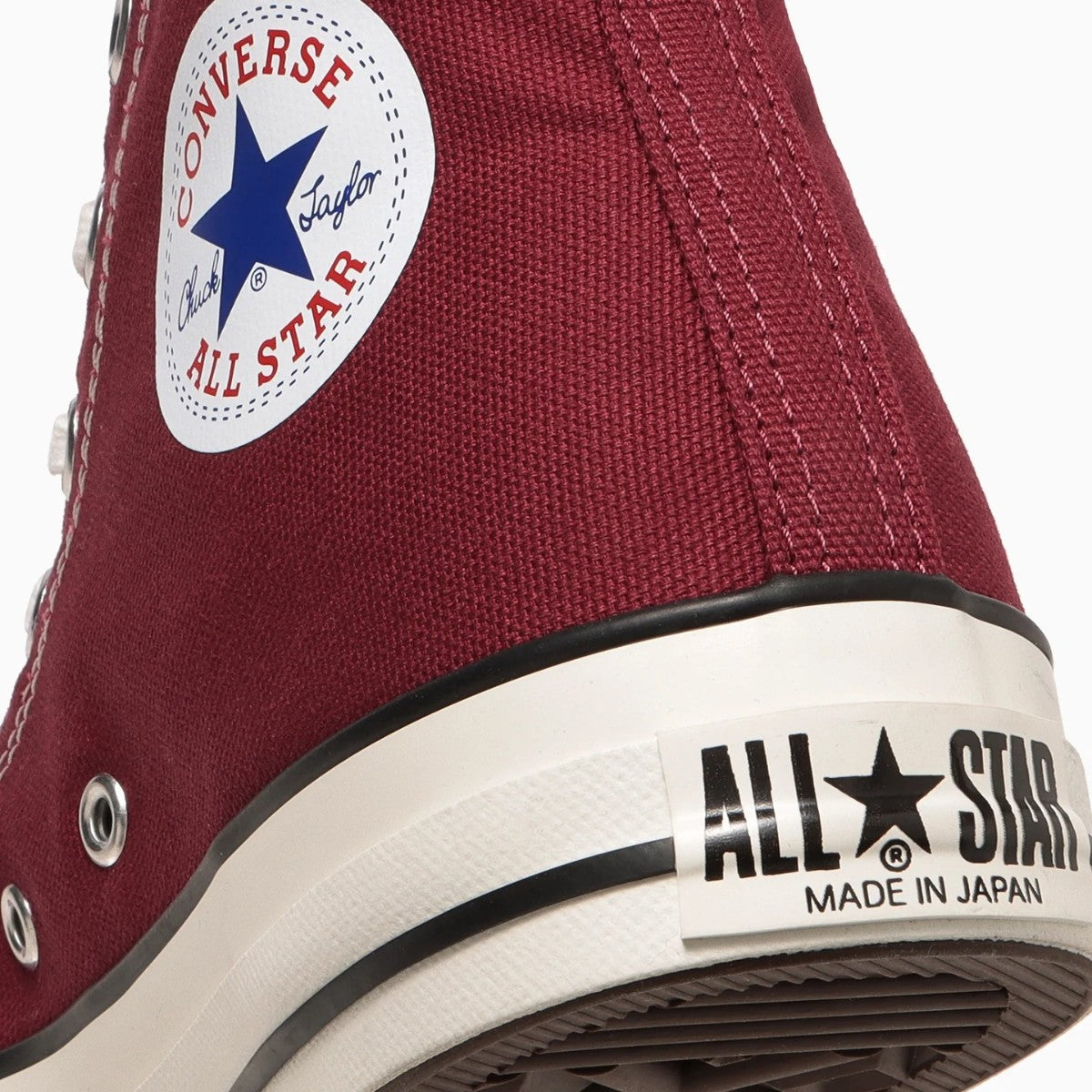 CONVERSE CANVAS ALL STAR J HI コンバース キャンバス オールスター J HI 31316710【メンズ ハイカットシューズ 日本製 バーガンディー クラシック スニーカー ヴィンテージ 25FW】