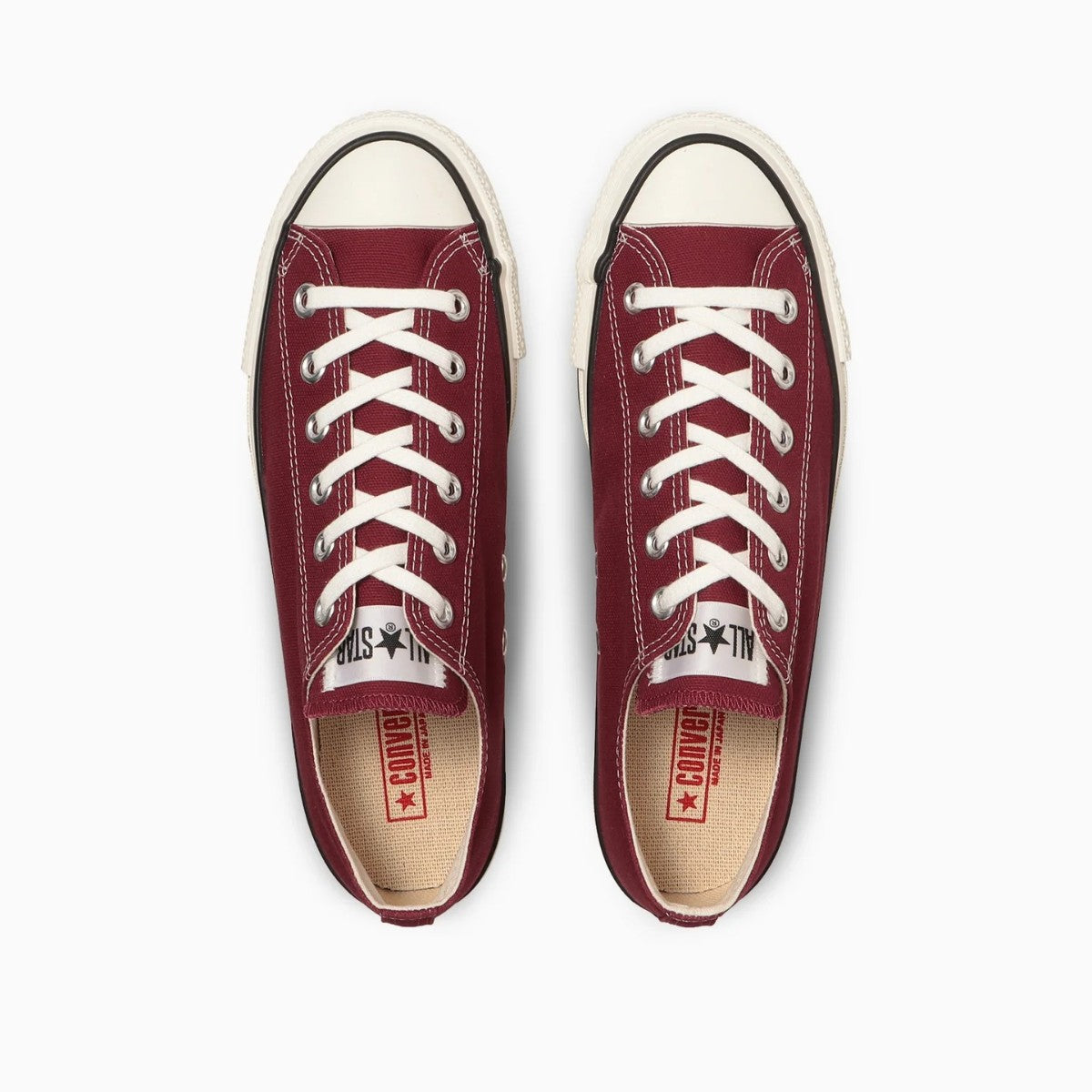 CONVERSE CANVAS ALL STAR J OX コンバース キャンバス オールスター J OX 31316720【メンズ ローカットシューズ 日本製 バーガンディー クラシック スニーカー ヴィンテージ 25FW】