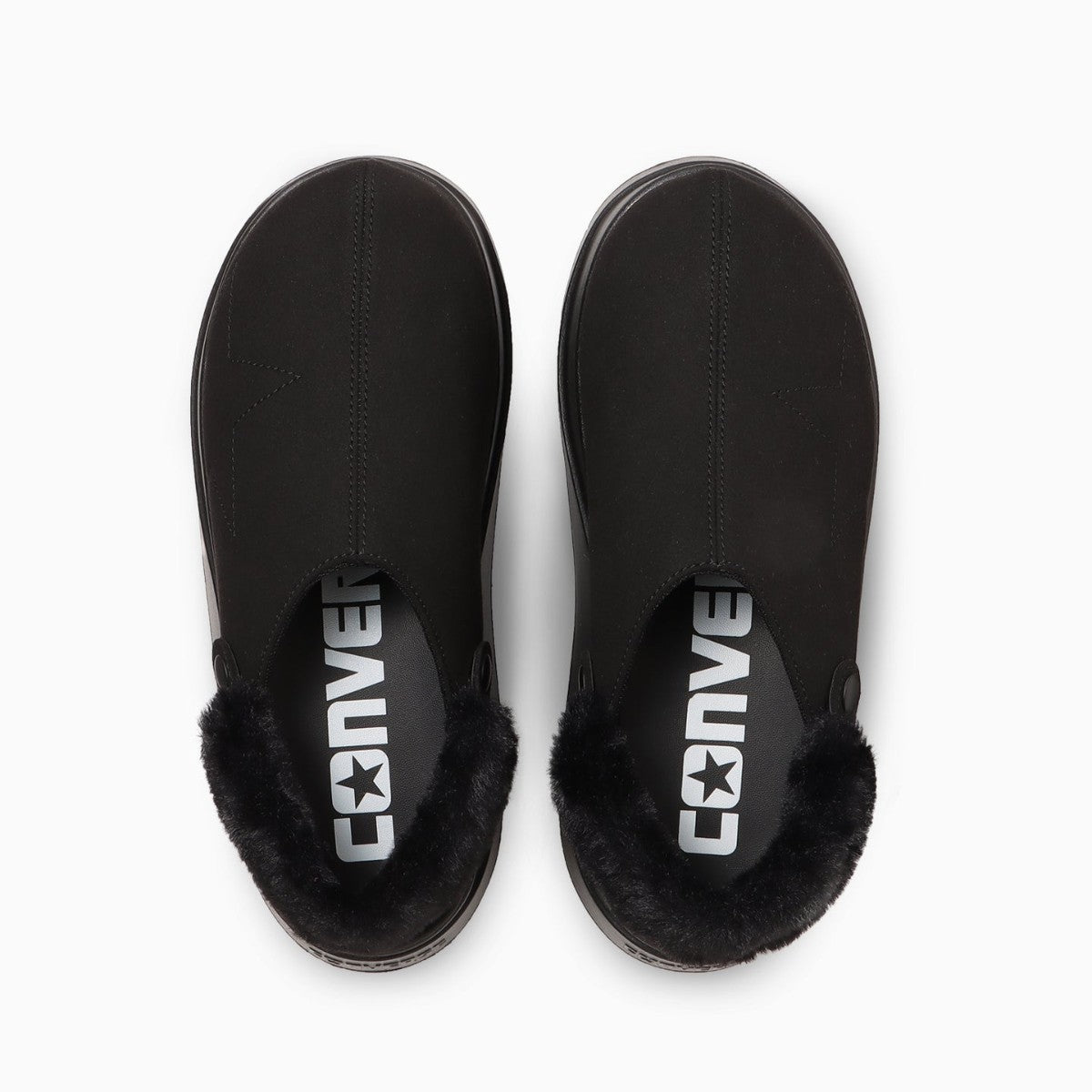 CONVERSE CHEWY CLG コンバース チューイー CLG 33800082【レディース 厚底サンダル クロッグシューズ ファー付き 2WAY クッション性 25FW】