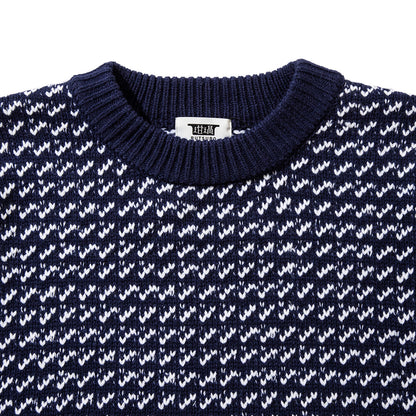 坩堝 CLASSIC GONZ SWEATER 2025 RUTSUBO クラシック ゴンズ セーター 2025 R25FA-GONZ-KN【メンズ セーター ニット 80s アウトドア モード ストリート 25FW】