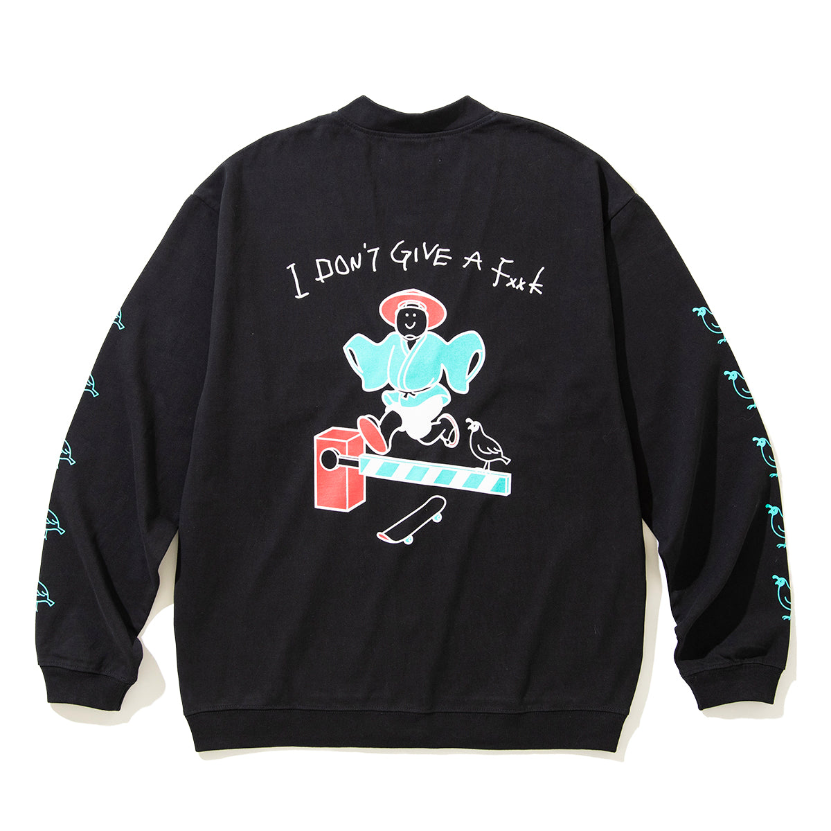 坩堝 California quail Cardigan (RUTSUBO×YU SUDA） RUTSUBO カリフォルニア クエイル カーディガン R25FA-SUDA-KN【メンズ アーティスト カーディガン シルクスクリーン バックプリント コラボ 25FW】