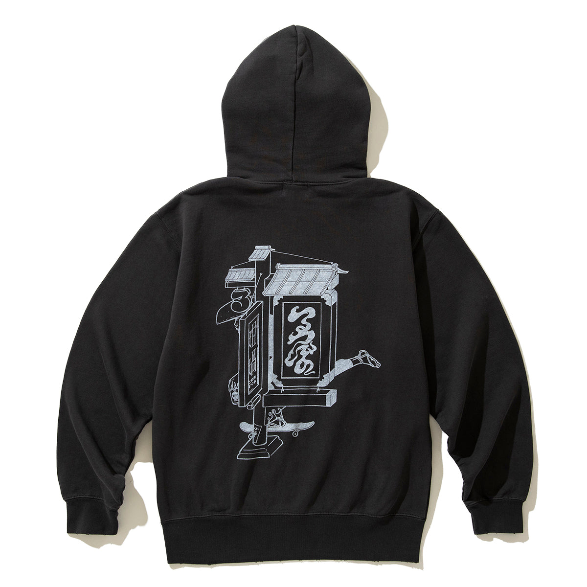 坩堝 さゐねえじ PULLOVER PARKA (RUTSUBO×YU SUDA） RUTSUBO さゐねえじ プルオーバー パーカー R25FA-SUDA-PF2【メンズ グラフィック パーカー バックプリント アーティスト コラボ 25FW】